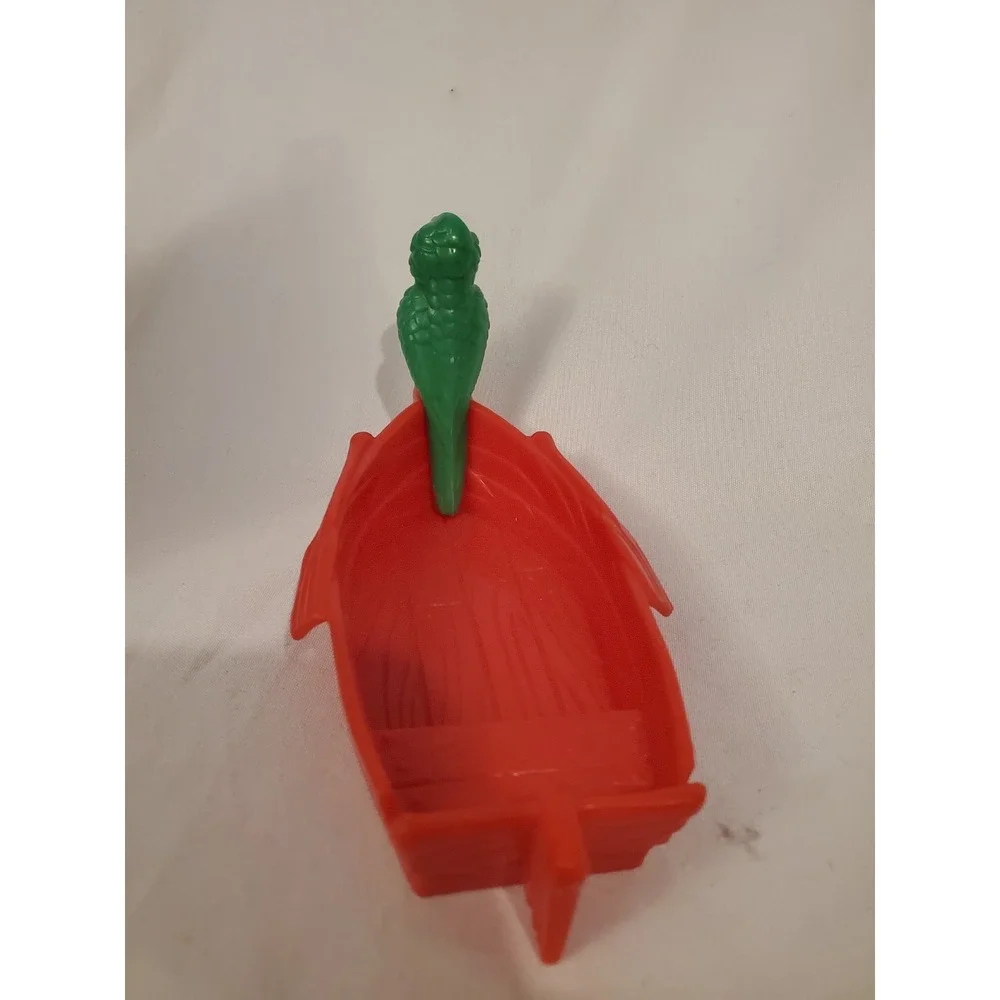 Fisher Price Great Adventures Pirate Island 1995 Boat With Parrot‎